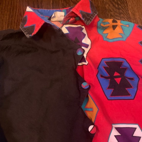 Unique 90s Vintage Roper Button Up Shirt Medium - Picture 3 of 11